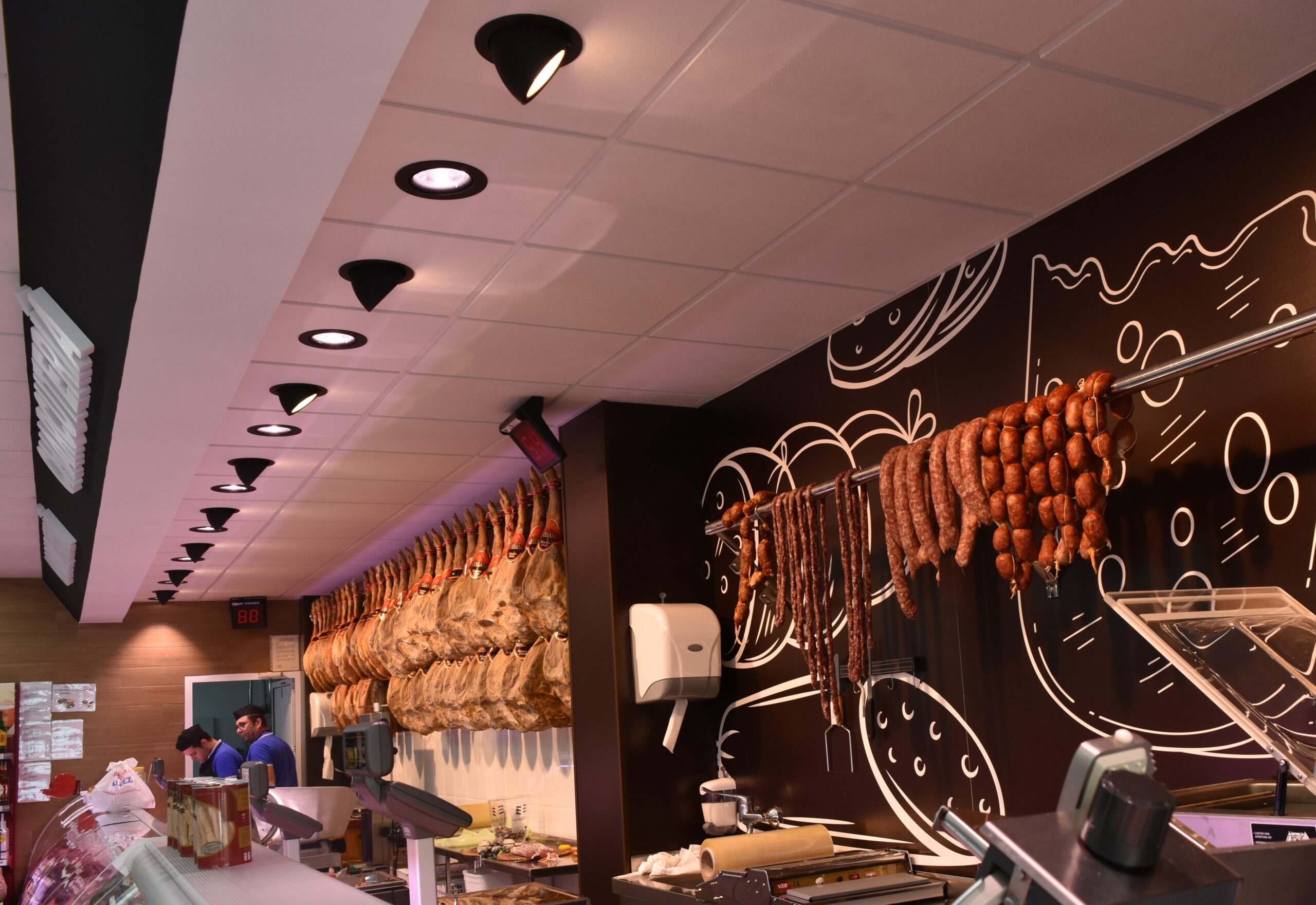 charcutería iluminada