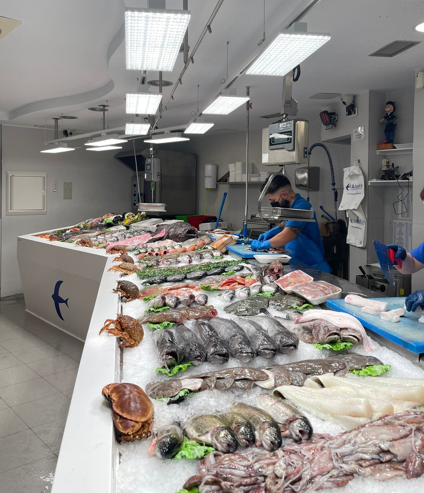 Mostrador pescadería