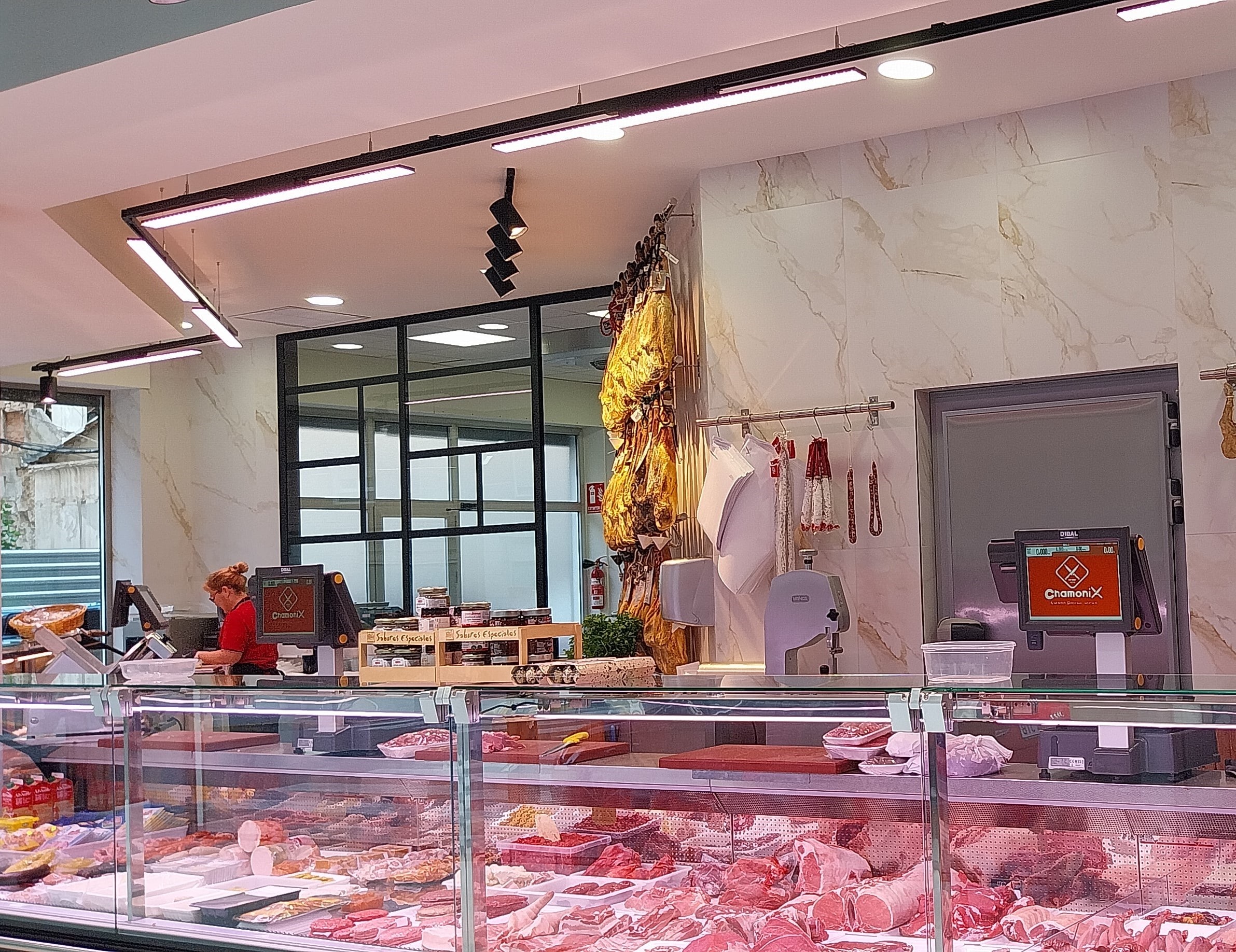 Mostrador de una carnicería