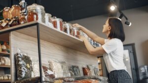 Iluminación en una tienda